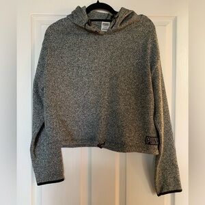 EUC Pink/ Victorias Secret Cropped hoodie